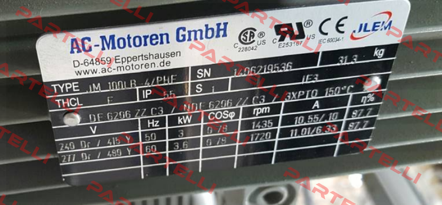 FCA 100 LB-4/ PHE AC Motoren