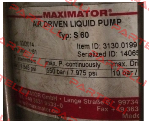 GBH 108 CODE:R154.02.01  Maximator