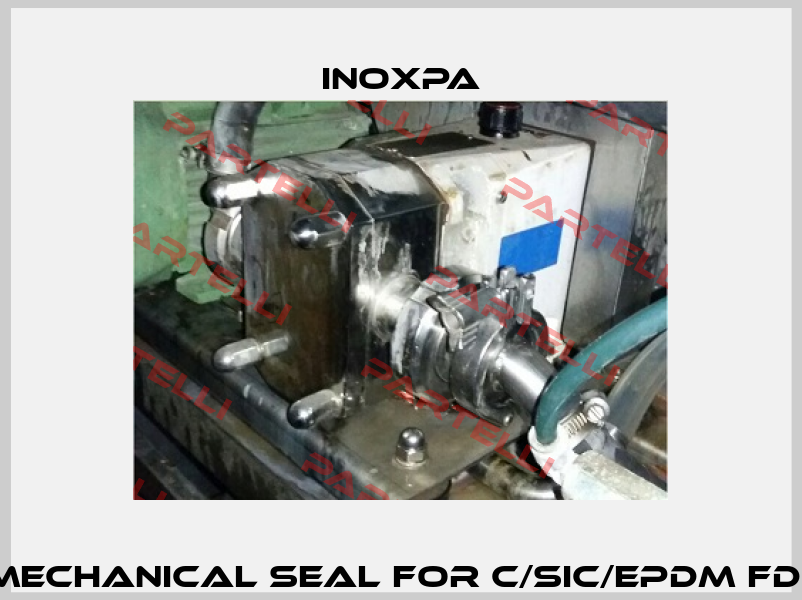 SLR MECHANICAL SEAL for C/SIC/EPDM FDA 28  Inoxpa