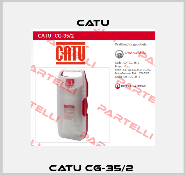 CATU CG-35/2  Catu