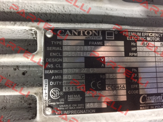 SIE256TC4  Cantoni