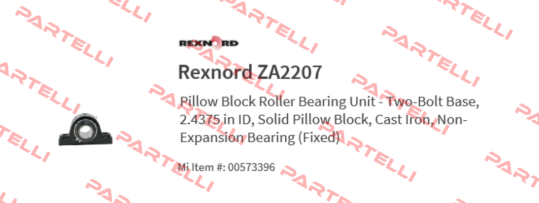 ZA 2207 Rexnord