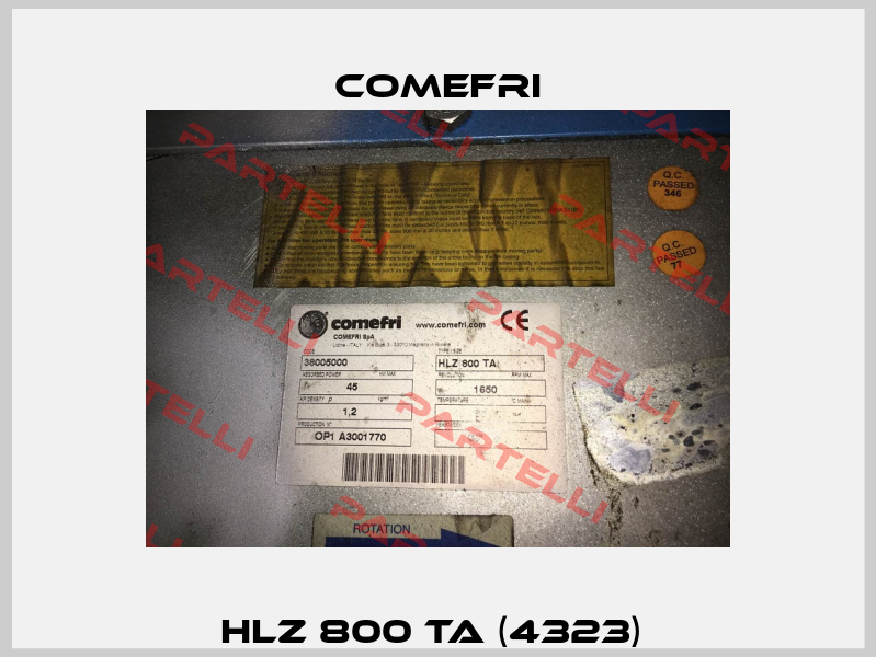 HLZ 800 TA (4323)  Comefri