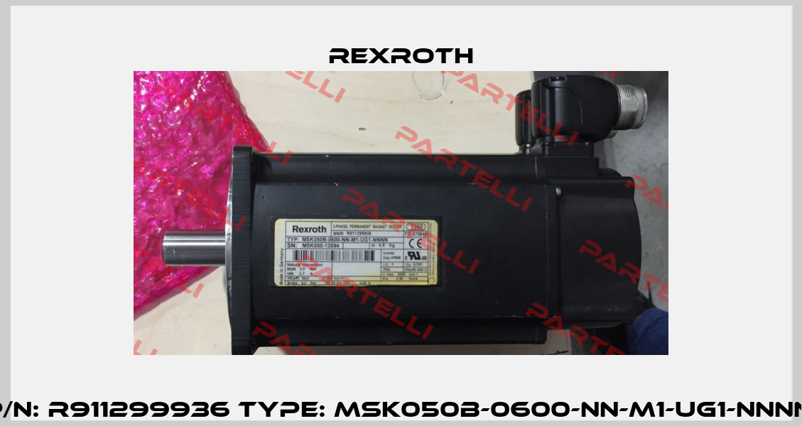 P/N: R911299936 Type: MSK050B-0600-NN-M1-UG1-NNNN  Rexroth