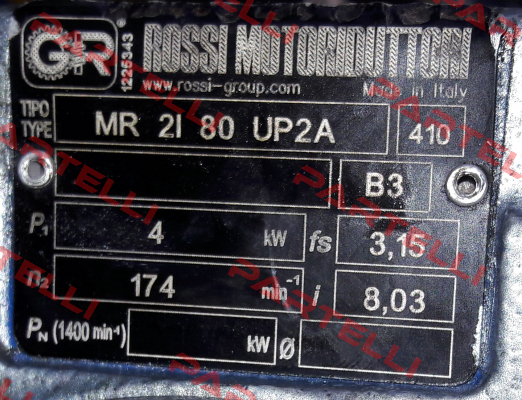 MR 2I 80 UP2A - 28x250 - 8,03 Rossi