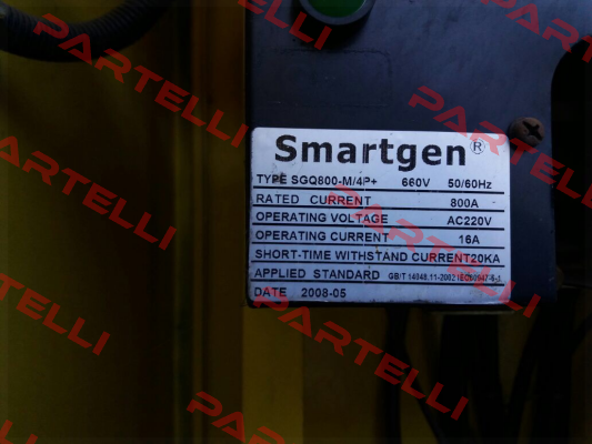 SGQ800-M/4P+ obsolete / replaced by SGQ800A-4P  SMARTGEN
