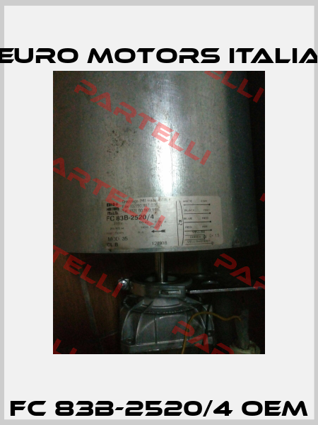 FC 83B-2520/4 OEM Euro Motors Italia