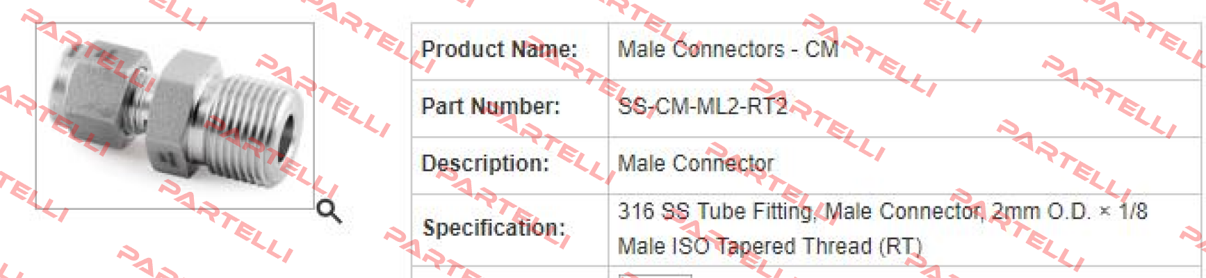 P/N: SS-CM-ML2-RT2  Fitok