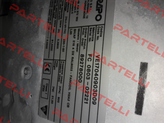 A83B-3027/1 Euro Motors Italia
