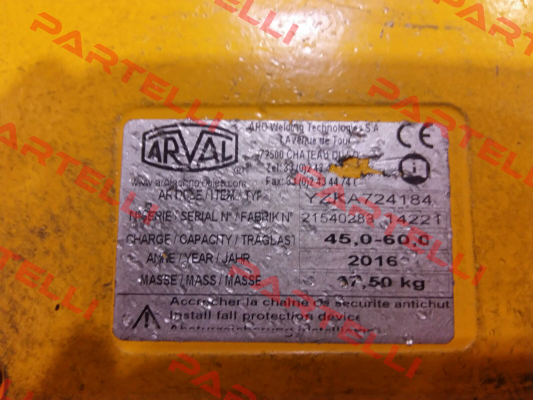 YZKA724184  ARVAL