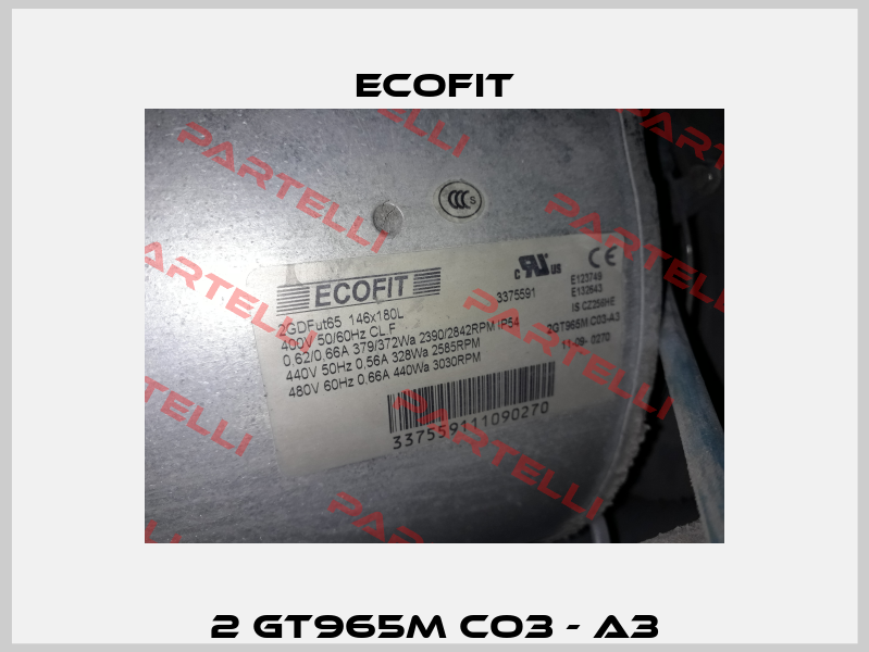2 GT965M CO3 - A3 Ecofit