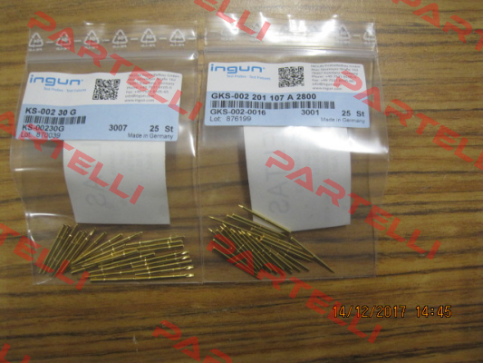 GKS-002 201 107 A 2800 (GKS-002-0016)  Ingun