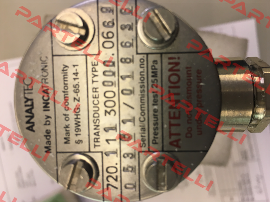 720.111300000.0669-S1QON1/2" Analytec