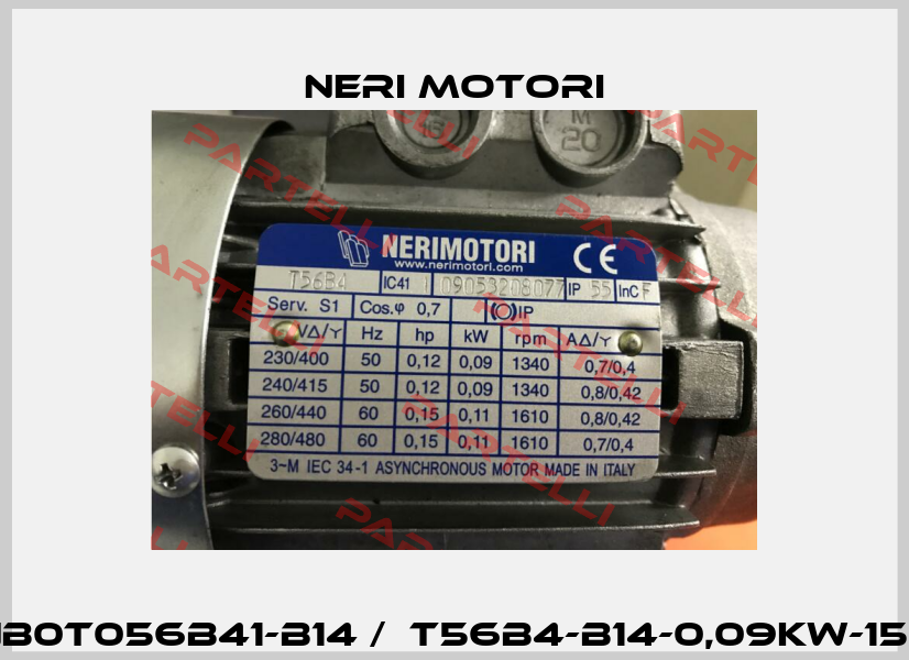 DNB0T056B41-B14 /  T56B4-B14-0,09kW-1500 Neri Motori