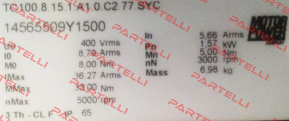 14565509Y1500 Motor Power