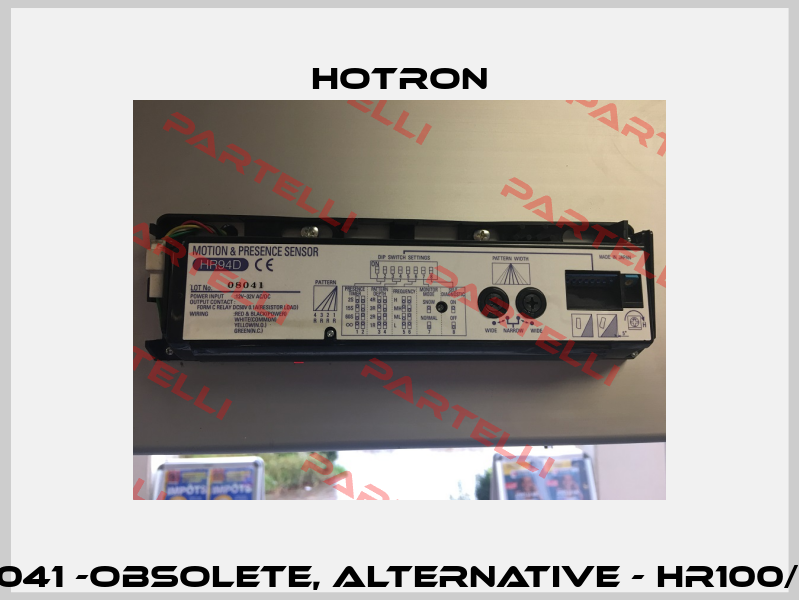 08041 -obsolete, alternative - HR100/BL  Hotron