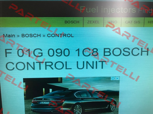 F01G0901C8 not available  Bosch