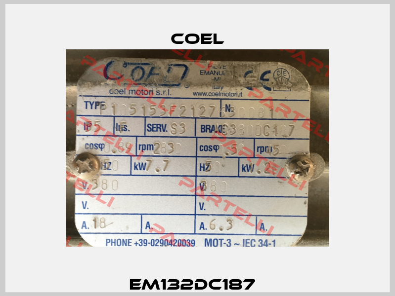 EM132DC187   Coel