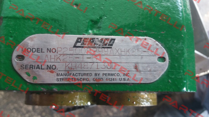 P2500B299AXHK25-00AHK25-1  Permco