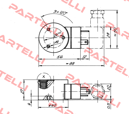 GTA040.524001 24V DC  HAHN-MAGNET (Kendrion)
