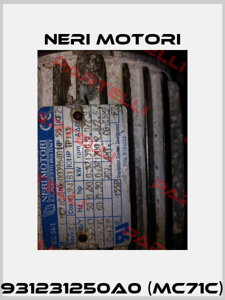 931231250A0 (MC71C) Neri Motori