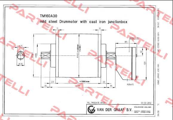 TM160A30-0410-1500  Van der Graaf