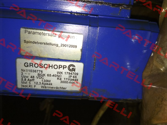 WK 1794709,11036776 OEM  Groschopp
