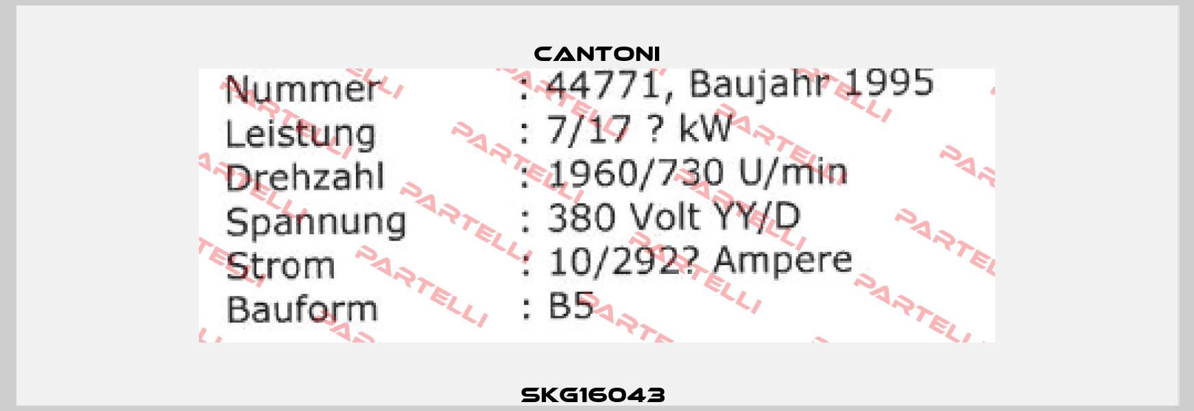 SKG16043  Cantoni