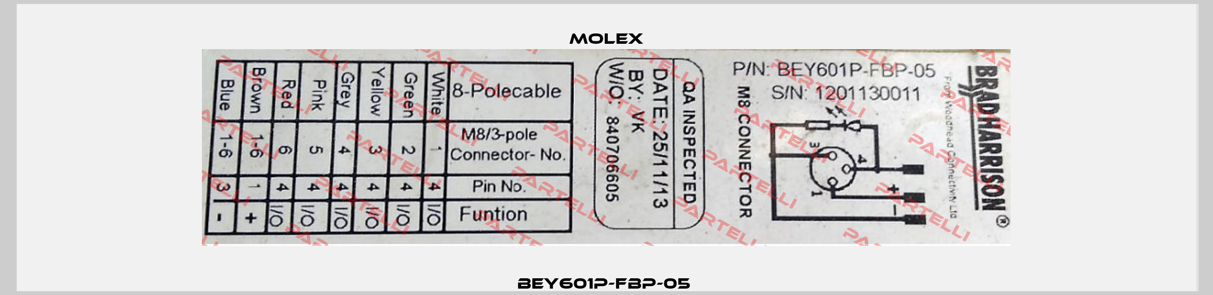 BEY601P-FBP-05  Molex