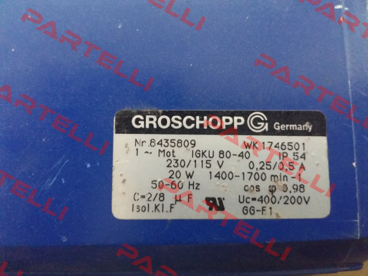Nr: 8435806 WK 1746501  Groschopp