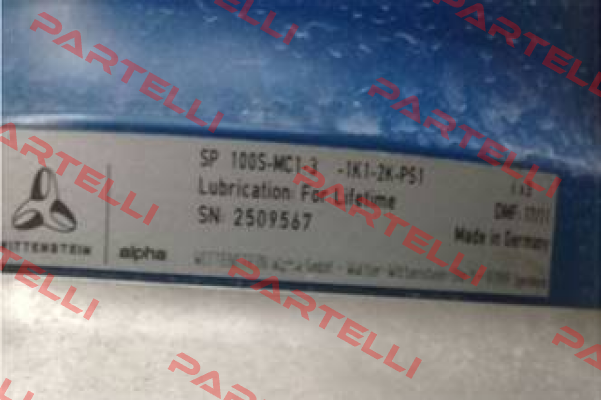 SP 100S-MC1-3-1K1-2K-PIS Wittenstein