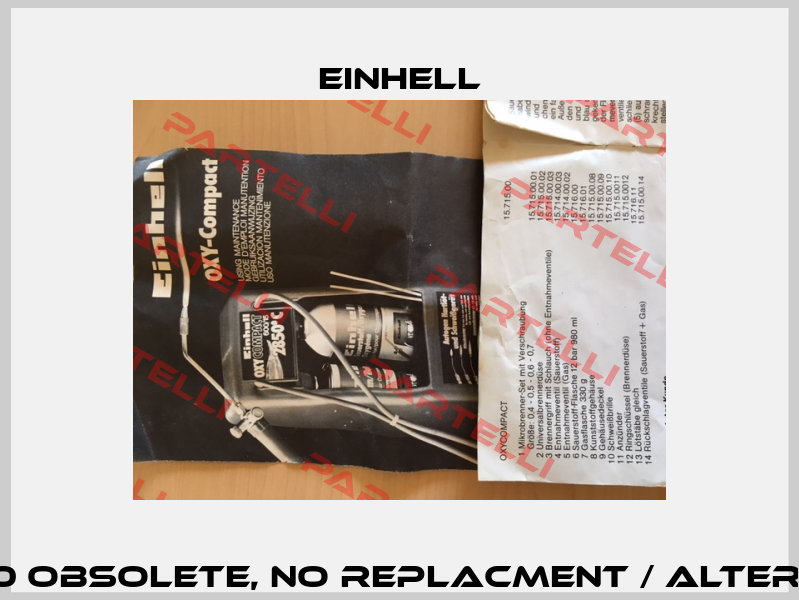 15.716.00 obsolete, no replacment / alternative  Einhell