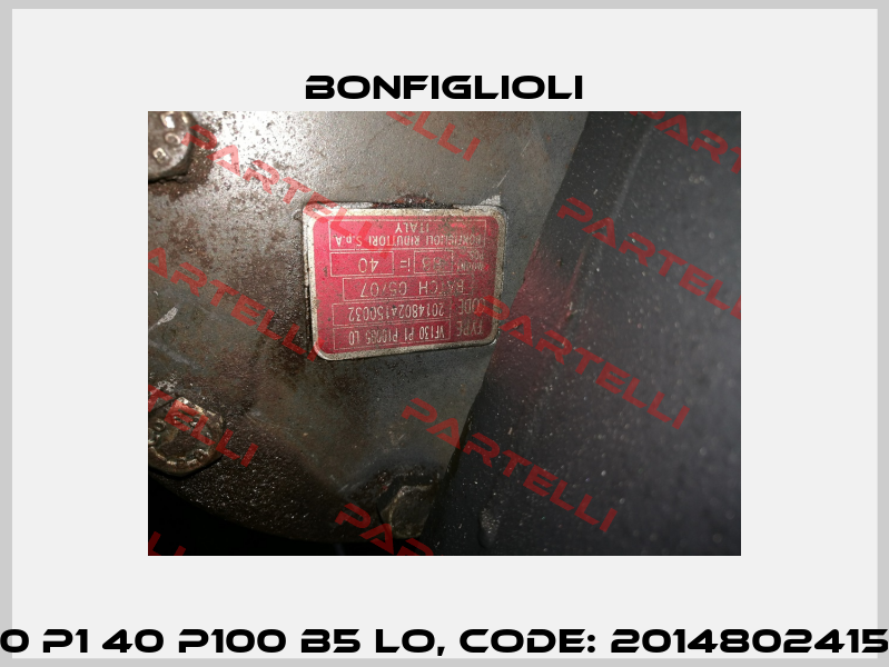 VF 130 P1 40 P100 B5 LO, Code: 20148024150032 Bonfiglioli