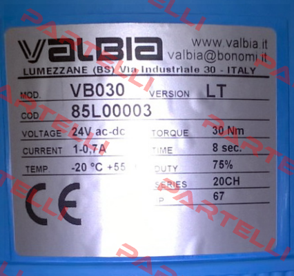 85L00003 / VB3024 Valbia