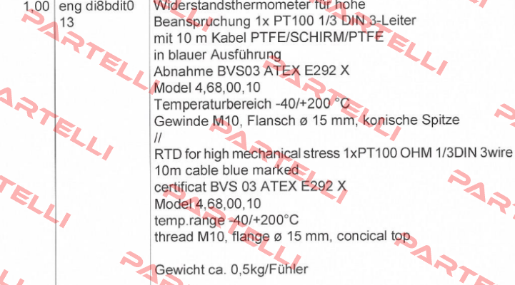DI8BDIT013  Dittmer