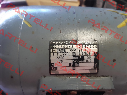 RPM 90-60, Nr. 7729343 0167000 obsolete  Groschopp