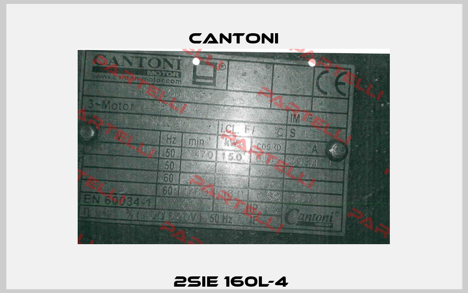 2SIE 160L-4  Cantoni