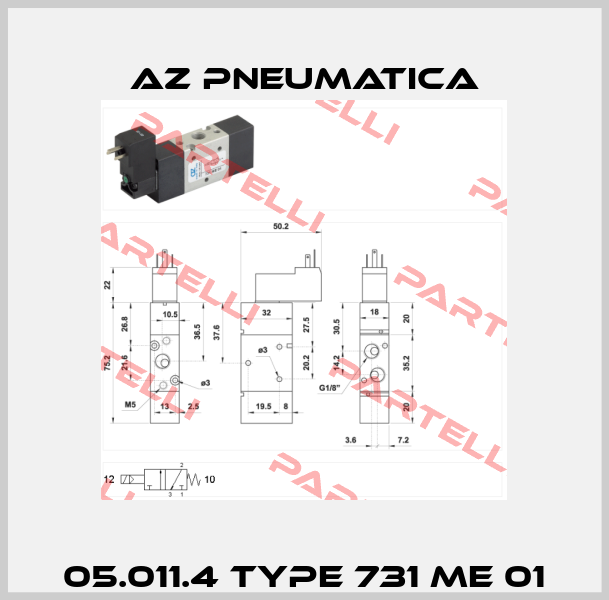 05.011.4 Type 731 ME 01 AZ Pneumatica