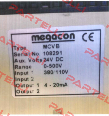 Serial No. 108291 Megacon
