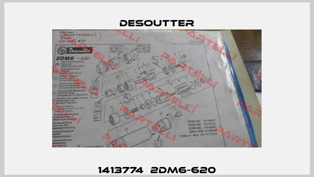 1413774  2DM6-620 Desoutter