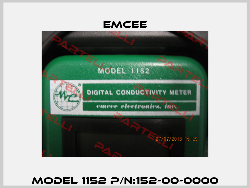 Model 1152 P/N:152-00-0000 Emcee