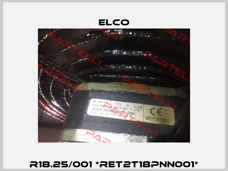 R18.25/001 *RET2T18PNN001* Elco