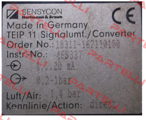 V18311H.1.1.2.1.10.1.0.0  SENSYCON