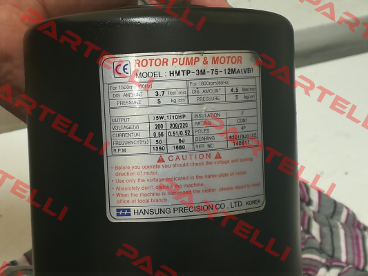 HMTP-3M-75-12MAVB  Hansung Precision