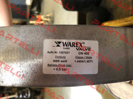 Dichtmanschette aus NBR weiß passend für DKZ 110 / DN 400  Warex