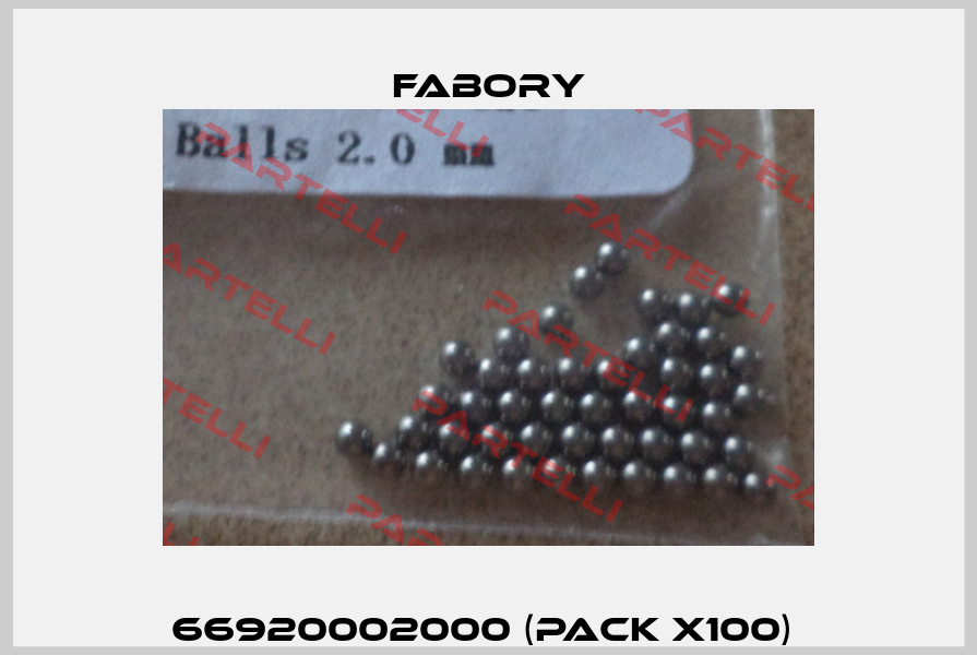 66920002000 (pack x100)  Fabory