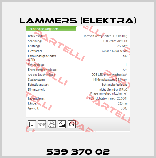 539 370 02 Lammers (Elektra)
