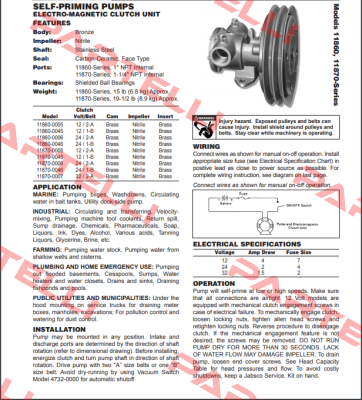 11870-0006 Jabsco