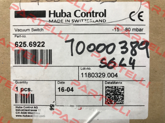 625.6922 OEM Huba Control