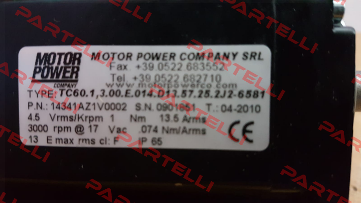 2J2-6581 Motor Power